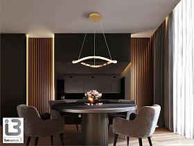 Люстра Naos золотая D60