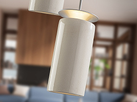 Alfara Подвесной светильник 5L кремовый D35