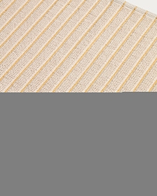 Хлопковый коврик для ванной Merade с желтыми полосками, 50 x 80 см