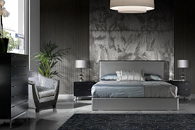 Кровать с мягким изголовьем City CTQP01-2