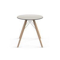 Обеденный стол из дерева Faz ø70x74