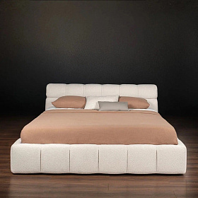 Кровать с подъемным механизмом Wanda 200*200 ткань кат. 5 Loop 2 cream