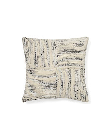 Чехол для подушки из жаккарда в бежевую и чёрную клетку Anuba 45 x 45 см