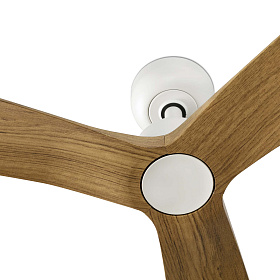 Потолочный вентилятор OUTWOOD L Ш1500MM белый/светлый дуб 3 PALAS IP44 TUYA