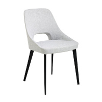 Обеденный стул A203 /4101 серый тканевый на металлических ножках