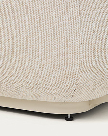 Уличный 3-х местный диван Tamaris из алюминия цвета экрю, 217 см