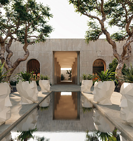 Кашпо Adan глянцевый лак 50x68x70