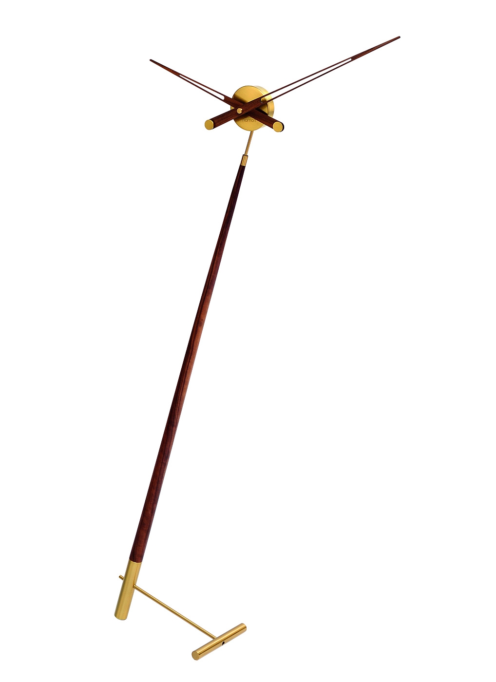 Напольные часы Pisa G латунь-орех