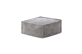 Пуф квадратный Sail черный 75x75