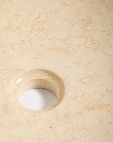 Раковина Darnen из бежевого мрамора Ø 40 см