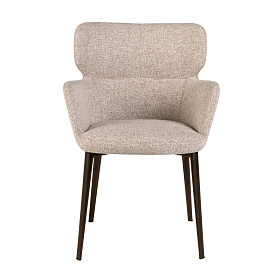 Стул 4104/A208 коричневый из пестрой ткани