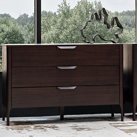 Комод RONDA темный орех V36W1