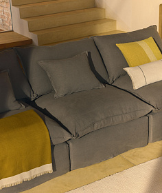 Двухцветный шерстяной плед Orlet, 130 x 170 см