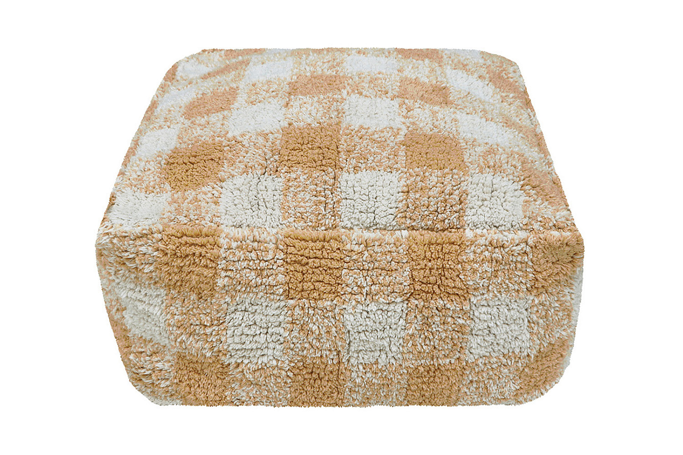 Подушка-пуф Шахматы медовый 20*40*40