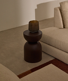 Приставной столик Rachell металл, фиолетовый Ø30,5 см