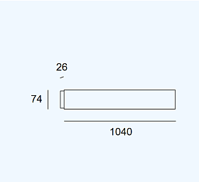Бра Fino 1040mm 05-7576-60-60