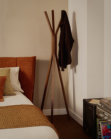 Вешалка Benzara орех