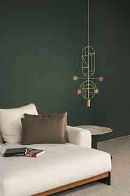 Подвесной светильник Wooden Dots WDS08 Gold/walnut