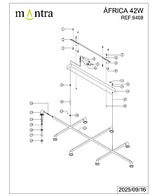 9408 Люстра подвесная AFRICA