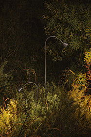 LILY 300 Уличный маяк на штыке черный LED 3W 2700K