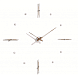 Настенные часы Mixto N хром-орех 125 cm
