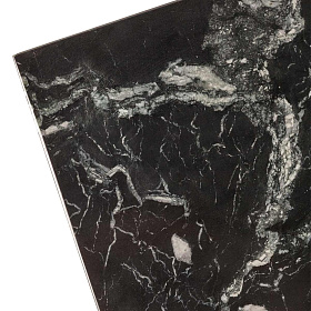 Квадратный стол Monika черный мрамор