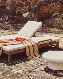 Двойной шезлонг Sonsaura из массива эвкалипта