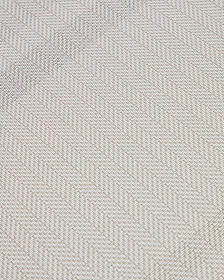 Шезлонг Lesina из алюминия и ткани цвета экрю