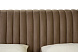 Кровать WABI SABI коричневая ткань