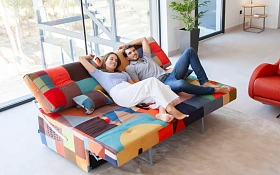 Диван-кровать 3-х местный Indy 194 см Con Motor 