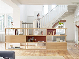 Книжный шкаф Kai с 3-мя полками из светлого дуба