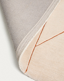 Ковер Delide из синтетического волокна цвета экрю 200 x 300 см