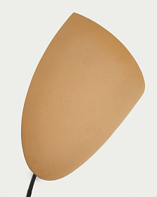 Настенный светильник Nibla из металла с терракотовым эффектом