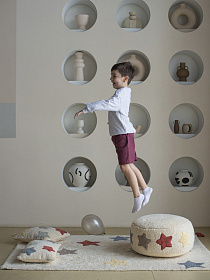 Хлопковый ковер Lillaland VINTAGE STARS 120*180
