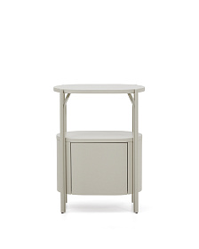 Тумба для ванной Arely из стали и белого лака 60 x 40 см