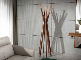 Вешалка для одежды 3238 / AC2208 из орехового дерева