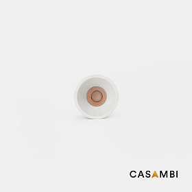 Tulipa Белый встраиваемый точечный светильник 7Вт 55° 2700K CRI90 Casambi