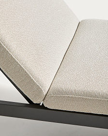 Шезлонг Kionia из алюминия цвета графит