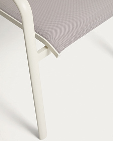 Комплект садовой мебели Brela стол и 6 стульев Luri из алюминия цвета экрю