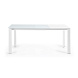 Стол обеденный Atta 120(180)x80 белое стекло