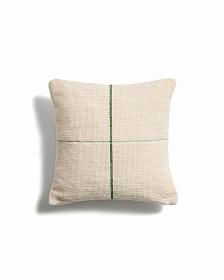 Чехол для подушки Atima с полосками зеленого цвета, жаккардовый, 100% ПЭТ, 45 x 45 см