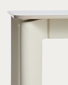 Уличный стол Anafi с бежевой столешницей из спеченного камня, 140 x 80 см