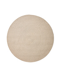 Ковер Despas из синтетического волокна цвета экрю Ø150см