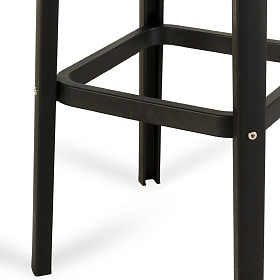 Черный уличный табурет Gery