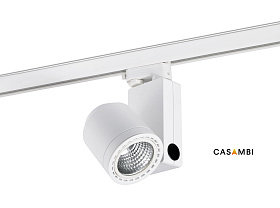Трековый светильник mini Cylinder белый LED CRI95 20W 2700K 56є CASAM