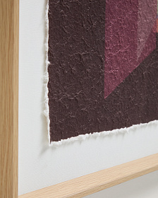 Многоцветная картина Veluni из переработанной бумаги 60 x 60 см