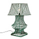 Зеленая настольная лампа Simone