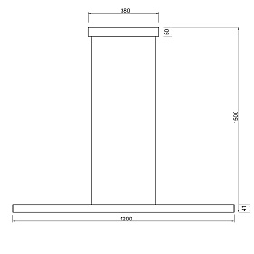 Подвесной светильник LINEAL 9034