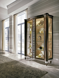 Буфет Agora 11200 со стеклянными дверцами 140 см