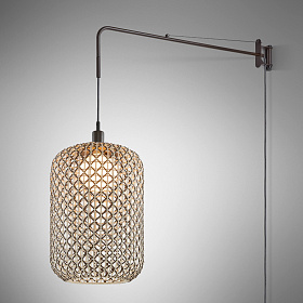 Бра Nans 31.2 A/98 коричневое